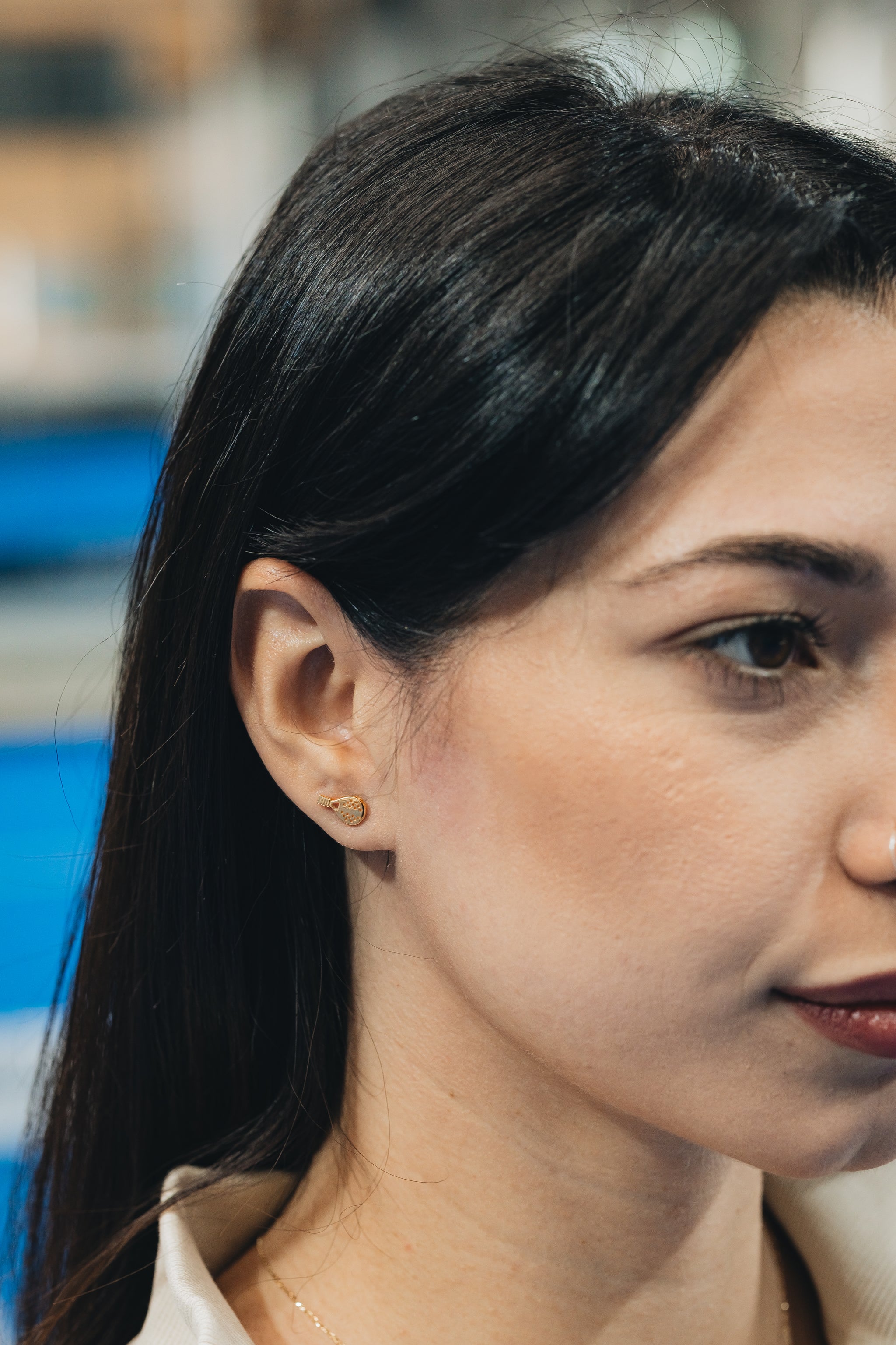 Orecchini Padel - Oro 18k